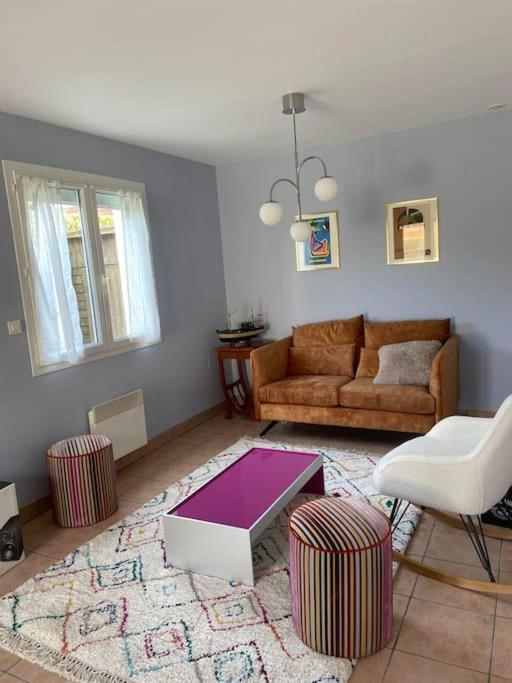 L'Ocean, Maison Avec Jardin Clos Tracy-sur-Mer Eksteriør billede